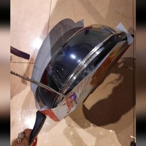 🎂🎉🎁 NWT HUGE FULL DINNER STARFRIT DEEP FRYING NON STICK PAN WITH LID